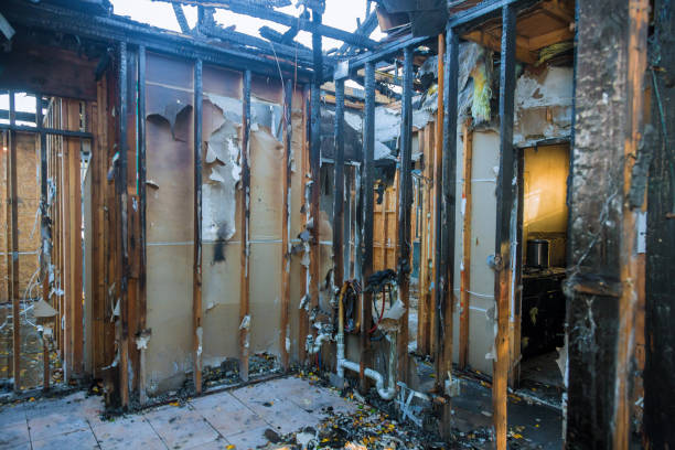 Professional Fire Damage Assessment technician working in Norton, OH